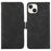 ABEEL For iPhone 14 Plus Wallet Case PU Leather RFID Blocking Phone Stand Cover - Black - 1
