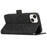 ABEEL For iPhone 14 Plus Wallet Case PU Leather RFID Blocking Phone Stand Cover - Black - 3
