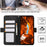 ABEEL For iPhone 14 Plus Wallet Case PU Leather RFID Blocking Phone Stand Cover - Black - 5