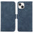 ABEEL For iPhone 14 Case Leather Drop Protection Phone with Side Magnetic Closure - Blue - 1