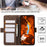 ABEEL For iPhone 13 6.1 inch RFID Blocking Stand PU Leather Protective Shell Phone Protective Cover - Brown - 5