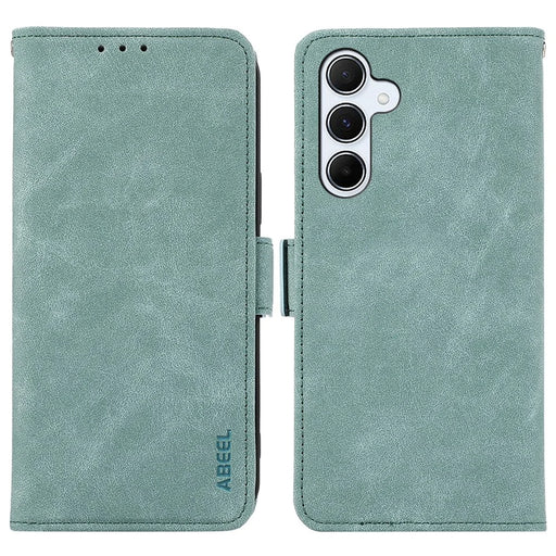 ABEEL For Samsung Galaxy A05s 4G Side Magnetic Clasp Leather Case RFID Blocking Phone Cover - Baby Blue - 1