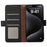 ABEEL For iPhone 15 Pro Max Case RFID Blocking Leather Phone Cover Side Magnetic Clasp - Black - 2