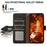 ABEEL For iPhone 14 Plus PU Leather Case Litchi Texture RFID Blocking Phone Cover - Black - 4