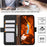 ABEEL For iPhone 12 Pro Max Case Litchi Texture RFID Blocking Phone Leather Wallet Cover - Black - 5