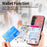 D10 For Samsung Galaxy S23 Kickstand Case Pattern Printed Retro Leather+TPU Phone Cover with Wallet - Pink - 5