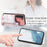 D10 For Samsung Galaxy S23 Kickstand Case Pattern Printed Retro Leather+TPU Phone Cover with Wallet - Pink - 6