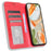 For Google Pixel 9 Pro / Pixel 9 Case Retro PU Leather Wallet Phone Cover Magnetic Auto-Absorbed - Red - 2
