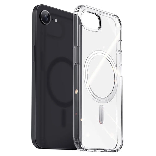 DUX DUCIS Clin Series Phone Case for iPhone 17e / 16e Clear Case Compatible with MagSafe PC + TPU Phone Cover - 1