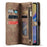 For Samsung Galaxy A15 4G / 5G Phone Cases CASEME 008 Leather Cover with Detachable Wallet and Strap - Brown - 3