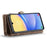 For Samsung Galaxy A15 4G / 5G Phone Cases CASEME 008 Leather Cover with Detachable Wallet and Strap - Brown - 6