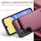 For Samsung Galaxy A15 4G / 5G Phone Case CASEME C22 Leather Back Cover with RFID Blocking Card Slots - Red - 4