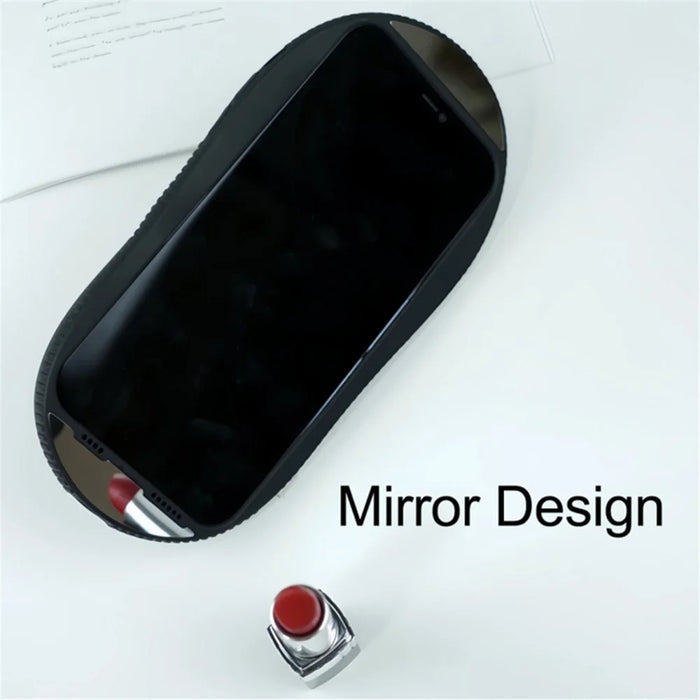 For iPhone 15 Pro Max Shockproof Phone Case Slipper Design Kickstand TPU Phone Cover - Black - 4