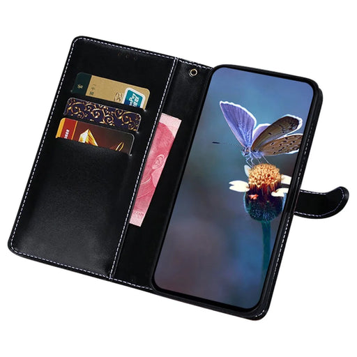 IDEWEI For Asus Zenfone 11 Ultra 5G PU Leather Case Crocodile Texture Flip Wallet Phone Back Cover - Blue - 2