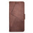 IDEWEI For Google Pixel 8a Case Card Slots Wallet Calf Texture PU Leather Phone Cover - Brown - 4