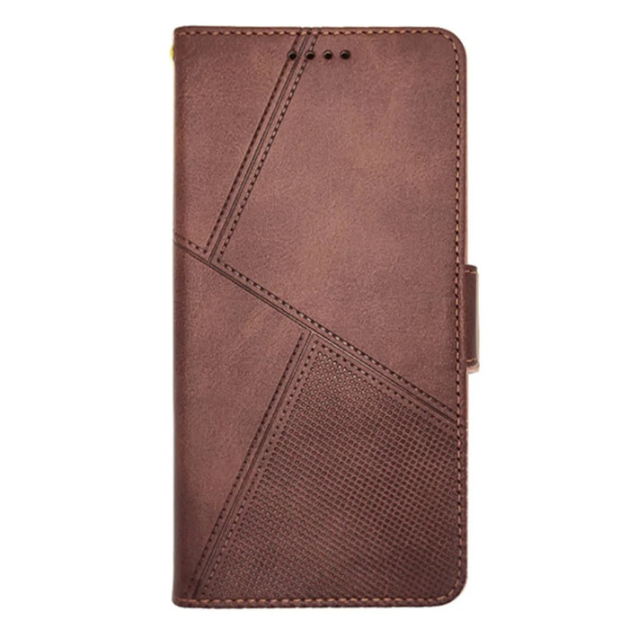 IDEWEI For Google Pixel 8a Case Card Slots Wallet Calf Texture PU Leather Phone Cover - Brown - 4