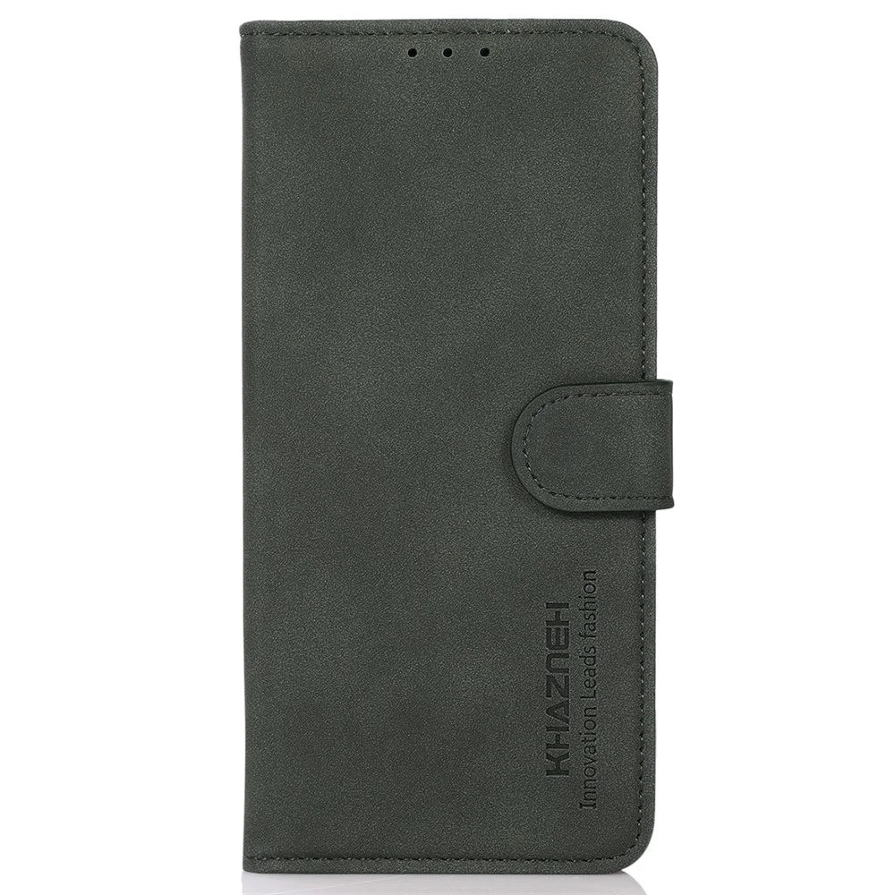 KHAZNEH For Google Pixel 10 Pro XL / 9 Pro XL Phone Case Folding Stand Cover Leather Wallet Shell - Green - 6