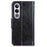 For OnePlus Nord CE4 5G Phone Case Stand Split Leather Nappa Texture Cover - Black - 7