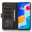 For OnePlus Nord CE4 5G Case PU Leather Cowhide Texture Card Slots Wallet Phone Cover - Black - 2