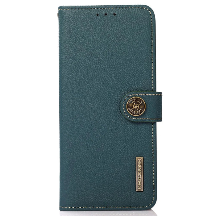 KHAZNEH For OnePlus Nord CE4 5G Case RFID Blocking Anti-Drop Phone Stand Cover - Green - 7