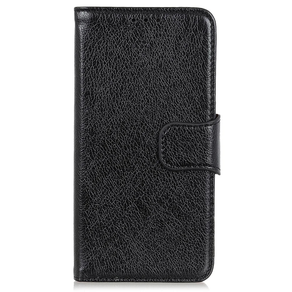 For Google Pixel 10 Pro / 10 / 9 Pro / 9 Phone Case Wallet Stand Split Leather Nappa Texture Shockproof Cover - Black - 6