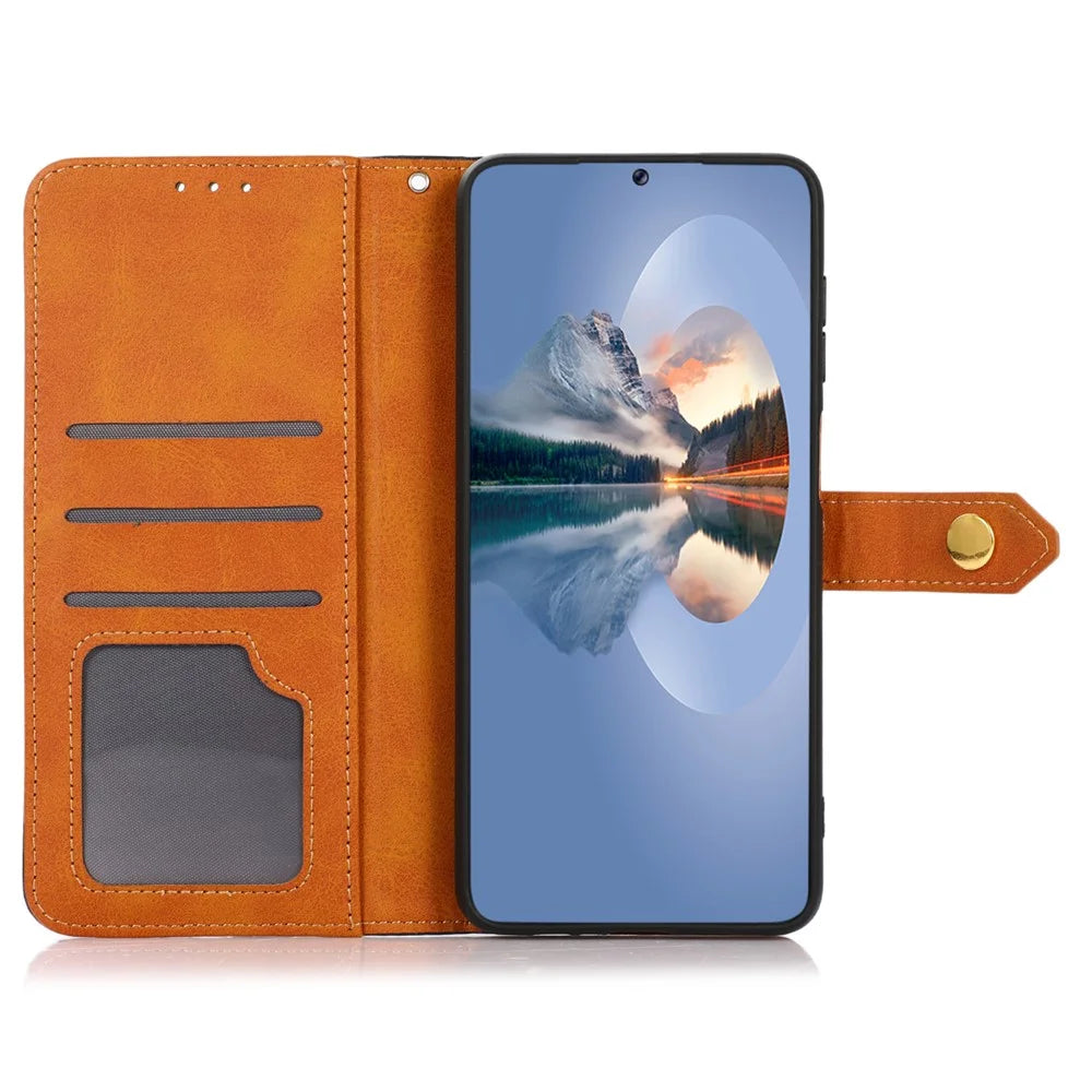 KHAZNEH For Google Pixel 10 Pro / 10 / 9 Pro / 9 Magnetic Flip PU Leather Case Cell Phone Stand Cover - Blue - 2