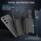 For Samsung Galaxy A54 5G Case PC+TPU Phone Cover with Slide Camera Protection - Black - 4