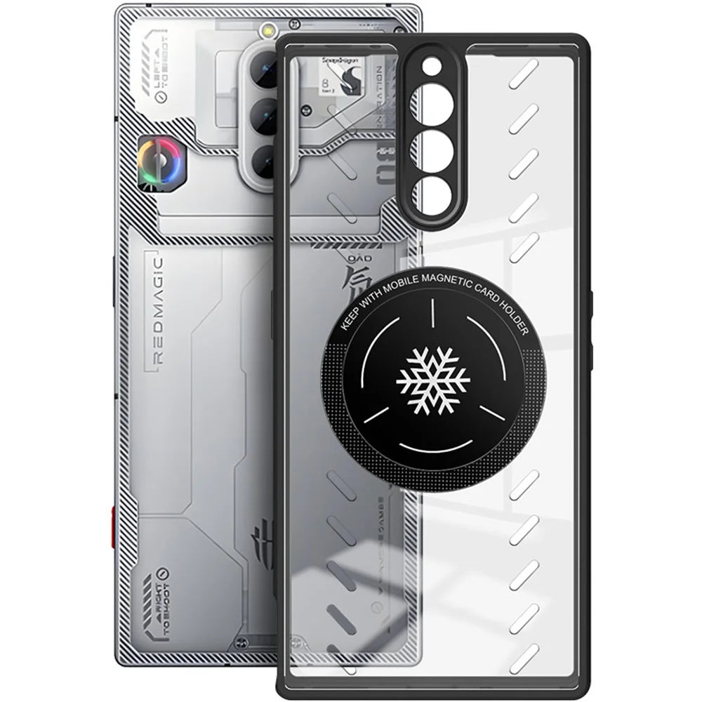 IMAK UX-9A Series for ZTE nubia Red Magic 8 Pro 5G / 8 Pro+ 5G / 8S Pro Clear Case Heat Dissipation PC+TPU Cover - 1