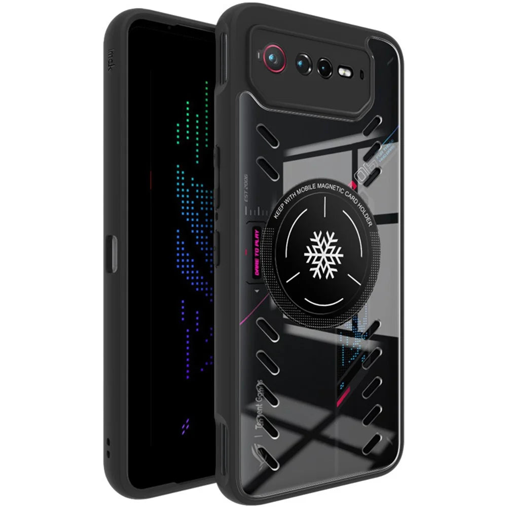 IMAK UX-9A Series for Asus ROG Phone 6 5G / 6 Pro 5G Case Clear PC+TPU Heat Dissipation Phone Shell - 4