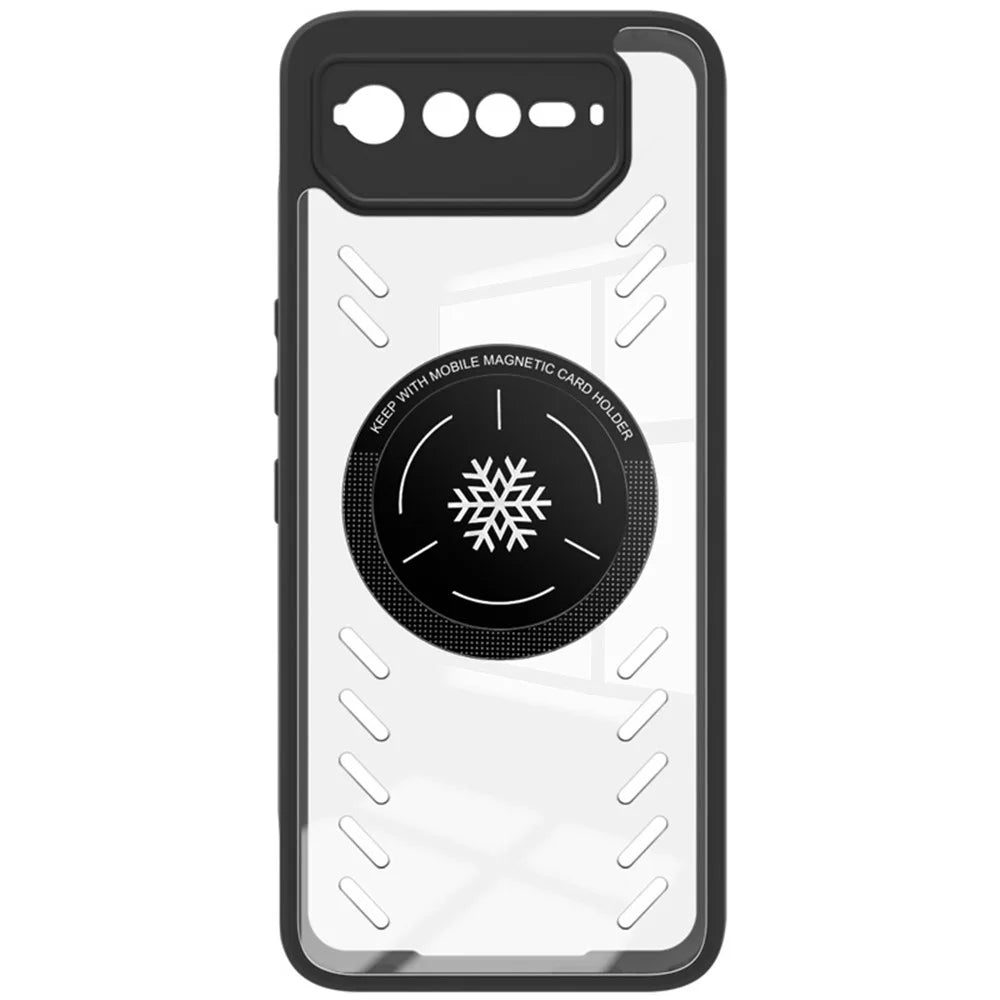 IMAK UX-9A Series for Asus ROG Phone 6 5G / 6 Pro 5G Case Clear PC+TPU Heat Dissipation Phone Shell - 6