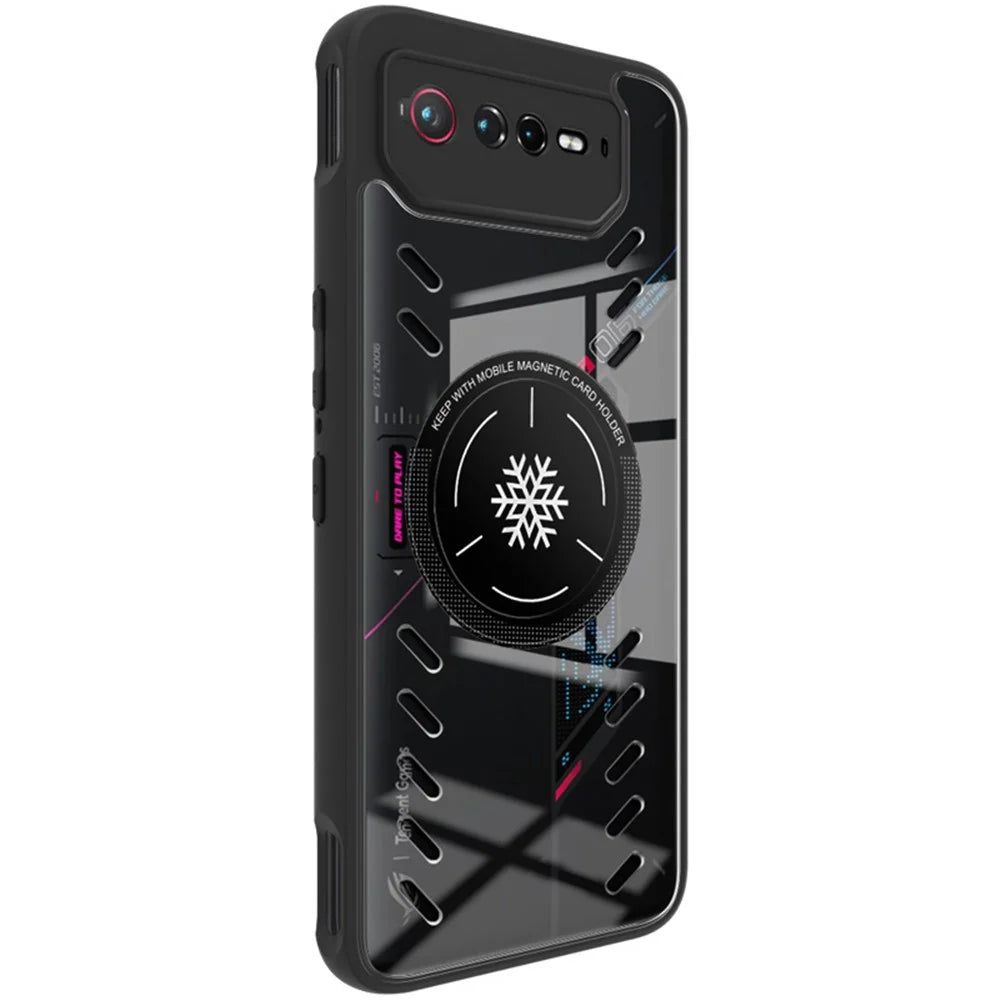 IMAK UX-9A Series for Asus ROG Phone 6 5G / 6 Pro 5G Case Clear PC+TPU Heat Dissipation Phone Shell - 7