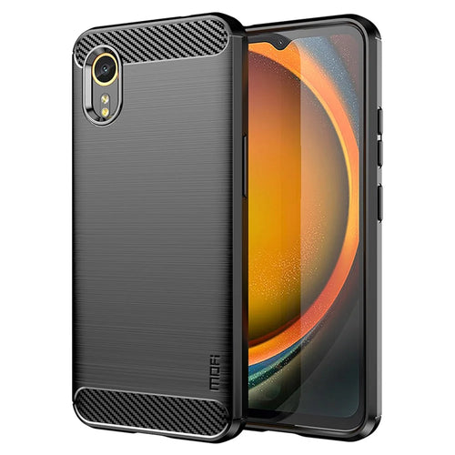 MOFI JK TPU Series-1 For Samsung Galaxy Xcover7 Case Brushed Flexible Phone Cover - Black - 1