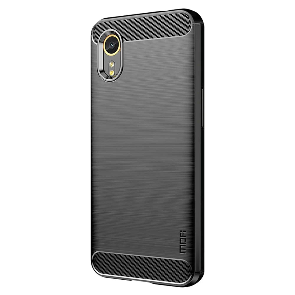 MOFI JK TPU Series-1 For Samsung Galaxy Xcover7 Case Brushed Flexible Phone Cover - Black - 2
