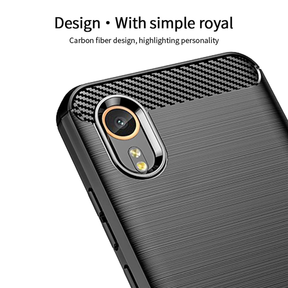 MOFI JK TPU Series-1 For Samsung Galaxy Xcover7 Case Brushed Flexible Phone Cover - Black - 5
