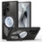 For Samsung Galaxy S24 Ultra Case Graphene Heat Dissipation Design Silicone+PC Phone Cover - Black - 1