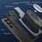 For Samsung Galaxy S24 Ultra Case Graphene Heat Dissipation Design Silicone+PC Phone Cover - Black - 6