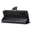 For Samsung Galaxy A51 4G SM-A515 Wallet Case PU Leather Crocodile Texture Phone Cover - Black - 3