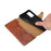 For Samsung Galaxy A32 5G / M32 5G Wallet Phone Case with Stand Crocodile Texture Leather Cover - Brown - 4