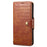 For Samsung Galaxy A32 5G / M32 5G Wallet Phone Case with Stand Crocodile Texture Leather Cover - Brown - 5