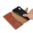 For iPhone X / XS Wallet Phone Cover Anti-Scratch PU Leather Case Stand Crocodile Texture Shell - Brown - 4