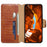 For iPhone 7 / 8 / SE (2020) / SE (2022) Case Folio Stand Feature Crocodile Texture Leather Phone Cover - Brown - 2