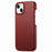 Y1 For iPhone 14 Plus Case Anti-scratch Litchi Texture PU Leather Coated PC Phone Cover - Red - 1