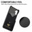 Y1 For Samsung Galaxy A35 5G Case Litchi Texture Leather+PC Back Cover - Black - 4