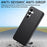 Y1 For Samsung Galaxy A35 5G Case Litchi Texture Leather+PC Back Cover - Black - 7