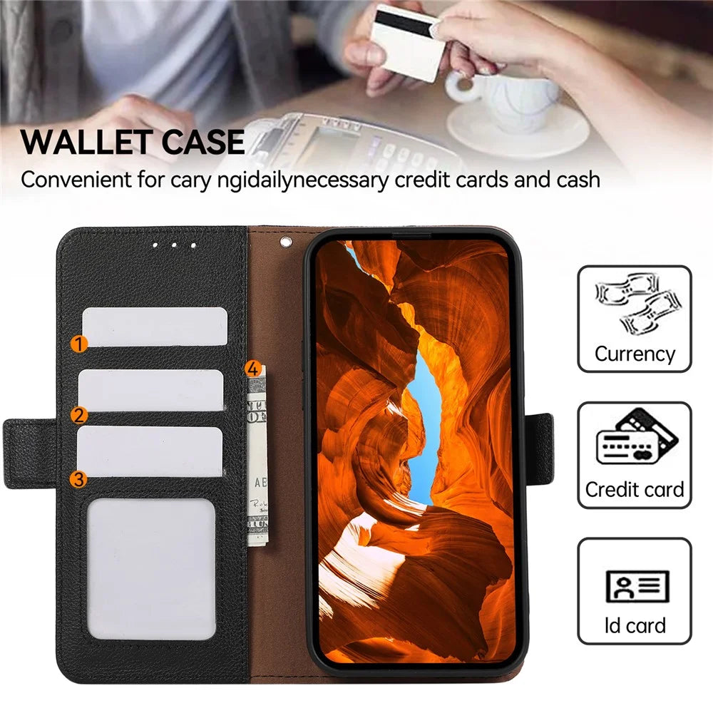 ABEEL For Samsung Galaxy S22 Ultra 5G Case Shockproof RFID Blocking Phone Cover - Black - 5