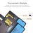For Google Pixel 9 / Pixel 9 Pro Case Genuine Split Leather Phone Cover with Wallet Stand - Brown - 7