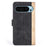 For Google Pixel 9 / Pixel 9 Pro Case PU Leather Wallet Color Splicing Drop-Proof Cell Phone Cover - Black - 7
