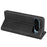 For Google Pixel 9 / Pixel 9 Pro Leather Case Skin-Touch Magnetic Closing Phone Cover - Black - 4