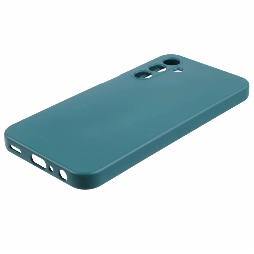 For Samsung Galaxy A25 5G (Global) (161.0 x 76.5 x 8.3mm) Case Fiber Lining Soft TPU Phone Cover - Army Green - 4