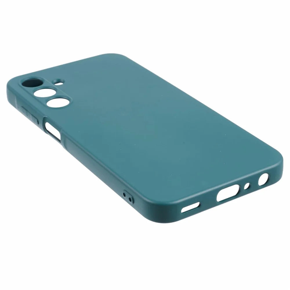 For Samsung Galaxy A25 5G (Global) (161.0 x 76.5 x 8.3mm) Case Fiber Lining Soft TPU Phone Cover - Army Green - 5